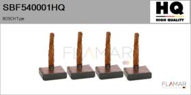 HQ SBF540001HQ - Jgo.Escobillas Motor Arranque