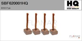 HQ SBF620001HQ - Jgo.Escobillas Motor Arranque