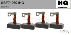 HQ SBF710601HQ - Jgo.Escobillas Motor Arranque