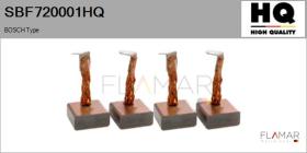 HQ SBF720001HQ - Jgo.Escobillas Motor Arranque