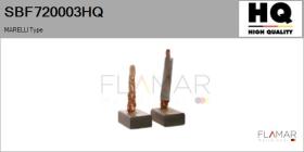 HQ SBF720003HQ - Jgo.Escobillas Motor Arranque