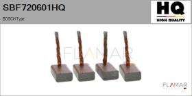 HQ SBF720601HQ - Jgo.Escobillas Motor Arranque
