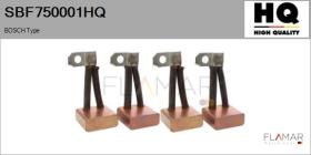 HQ SBF750001HQ - Jgo.Escobillas Motor Arranque