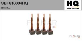 HQ SBF810004HQ - Jgo.Escobillas Motor Arranque