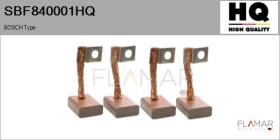 HQ SBF840001HQ - Jgo.Escobillas Motor Arranque
