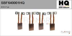 HQ SBF640001HQ - Jgo.Escobillas Motor Arranque