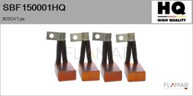 HQ SBF150001HQ - Jgo.Escobillas Motor Arranque