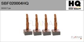 HQ SBF020004HQ - Jgo.Escobillas Motor Arranque