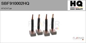 HQ SBF910002HQ - Jgo.Escobillas Motor Arranque