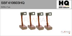 HQ SBF410603HQ - Jgo.Escobillas Motor Arranque