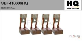 HQ SBF410606HQ - Jgo.Escobillas Motor Arranque