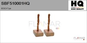 HQ SBF510001HQ - Jgo.Escobillas Motor Arranque