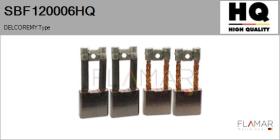 HQ SBF120006HQ - Jgo.Escobillas Motor Arranque