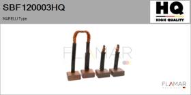 HQ SBF120003HQ - Jgo.Escobillas Motor Arranque