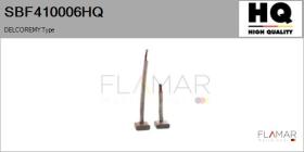 HQ SBF410006HQ - Jgo.Escobillas Motor Arranque