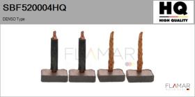 HQ SBF520004HQ - Jgo.Escobillas Motor Arranque