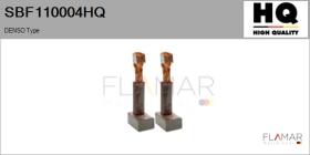 HQ SBF110004HQ - Jgo.Escobillas Motor Arranque