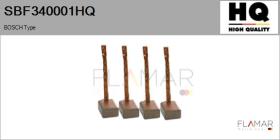 HQ SBF340001HQ - Jgo.Escobillas Motor Arranque