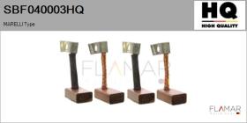 HQ SBF040003HQ - Jgo.Escobillas Motor Arranque