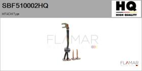 HQ SBF510002HQ - Jgo.Escobillas Motor Arranque