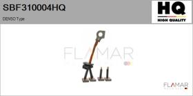 HQ SBF310004HQ - Jgo.Escobillas Motor Arranque