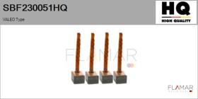 HQ SBF230051HQ - Jgo.Escobillas Motor Arranque