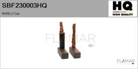 HQ SBF230003HQ - Jgo.Escobillas Motor Arranque