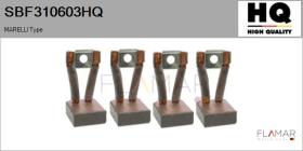 HQ SBF310603HQ - Jgo.Escobillas Motor Arranque