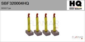HQ SBF320004HQ - Jgo.Escobillas Motor Arranque
