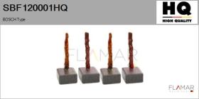 HQ SBF120001HQ - Jgo.Escobillas Motor Arranque