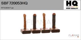 HQ SBF720053HQ - Jgo.Escobillas Motor Arranque