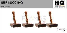 HQ SBF430001HQ - Jgo.Escobillas Motor Arranque