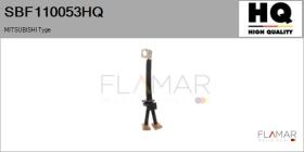 HQ SBF110053HQ - Jgo.Escobillas Motor Arranque