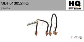 HQ SBF510052HQ - Jgo.Escobillas Motor Arranque