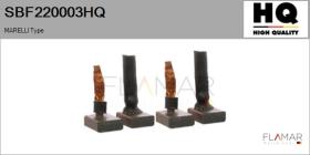 HQ SBF220003HQ - Jgo.Escobillas Motor Arranque