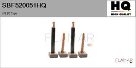 HQ SBF520051HQ - Jgo.Escobillas Motor Arranque