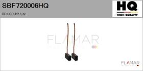 HQ SBF720006HQ - Jgo.Escobillas Motor Arranque