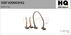 HQ SBF420003HQ - Jgo.Escobillas Motor Arranque