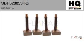 HQ SBF520053HQ - Jgo.Escobillas Motor Arranque