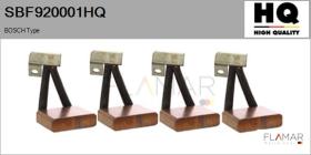 HQ SBF920001HQ - Jgo.Escobillas Motor Arranque