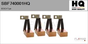 HQ SBF740001HQ - Jgo.Escobillas Motor Arranque