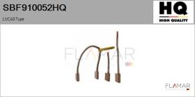 HQ SBF910052HQ - Jgo.Escobillas Motor Arranque