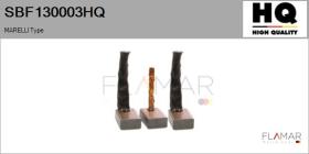 HQ SBF130003HQ - Jgo.Escobillas Motor Arranque