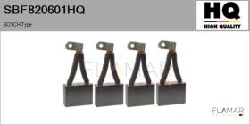 HQ SBF820601HQ - Jgo.Escobillas Motor Arranque