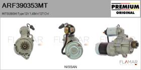 MITSUBISHI ARF390353MT - MITSUBISHI Type 12V 1,40kW 12T