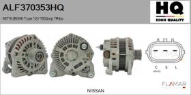 HQ ALF370353HQ - MITSUBISHI Type 12V 150Amp PFR7