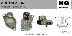 HQ ARF110353HQ - MITSUBISHI Type 12V 1,70kW 13T CCW