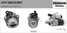MITSUBISHI ARF580353MT - MITSUBISHI Type 12V 2,00kW 9T