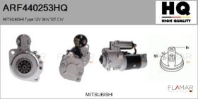 HQ ARF440253HQ - MITSUBISHI Type 12V 3,00kW 10T CW