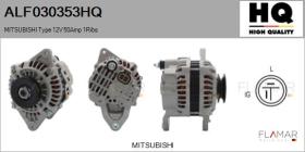 HQ ALF030353HQ - MITSUBISHI Type 12V 50Amp PV1